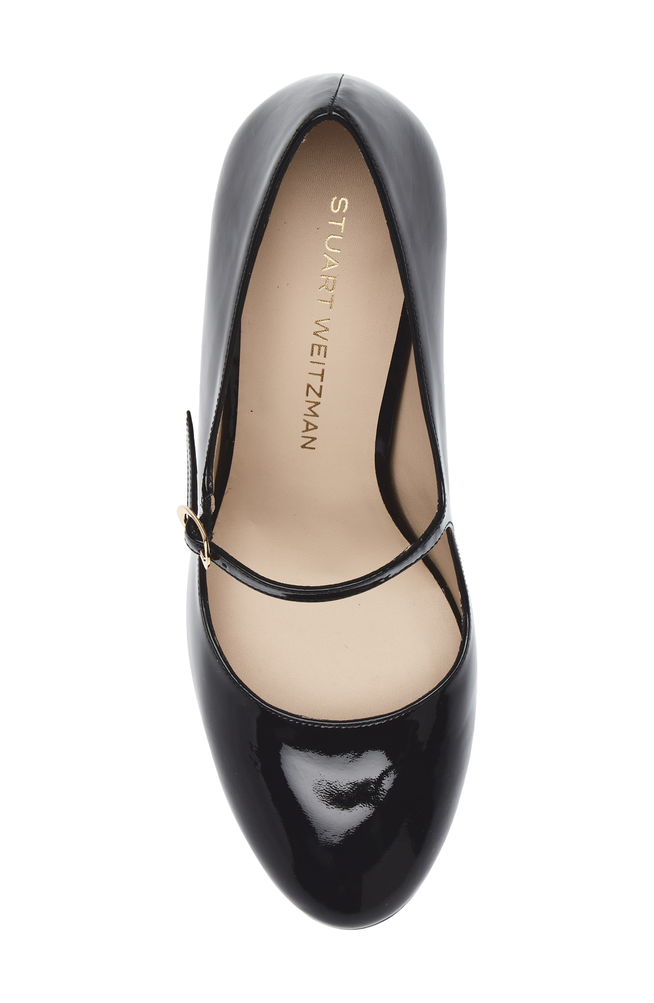 Stuart Weitzman Babette Mary Jane 85 Pump in Black at Nordstrom - 5