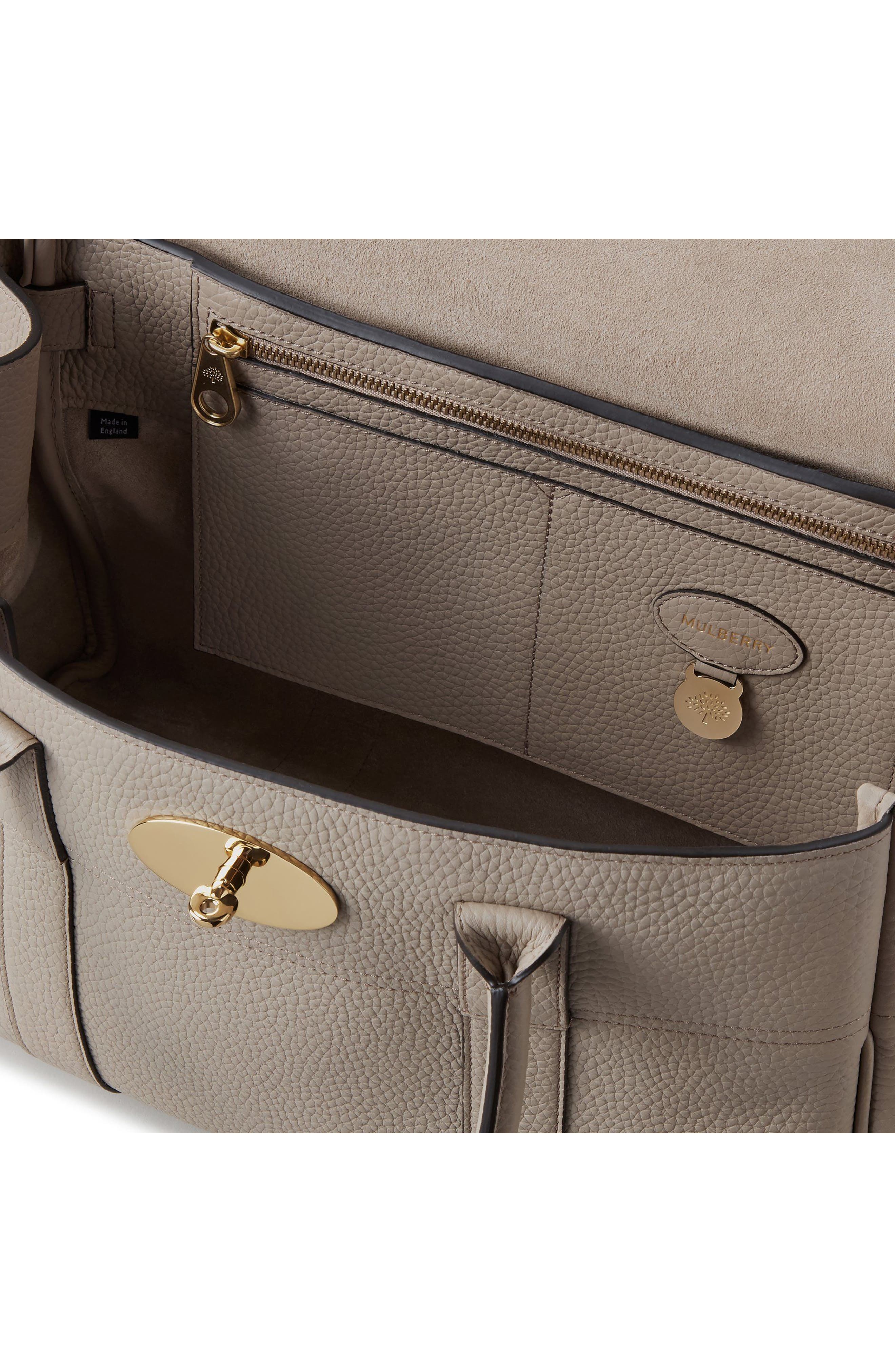 Mulberry Bayswater Leather Satchel in Cashmere Taupe at Nordstrom - 4