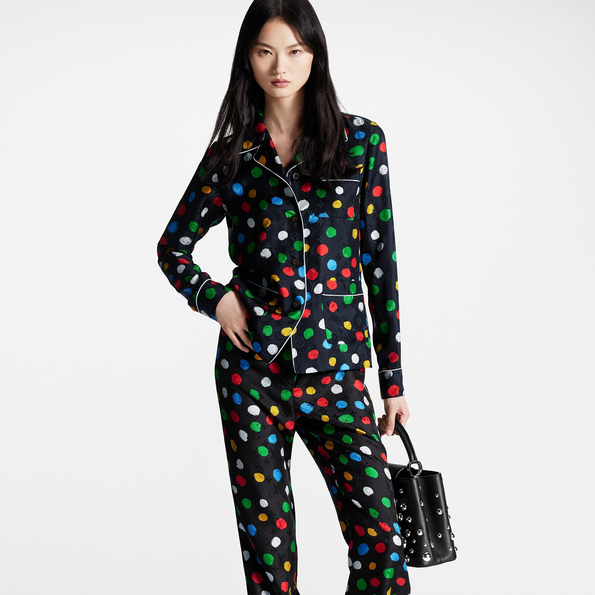 LV x YK Painted Dots Pajama Shirt - 5