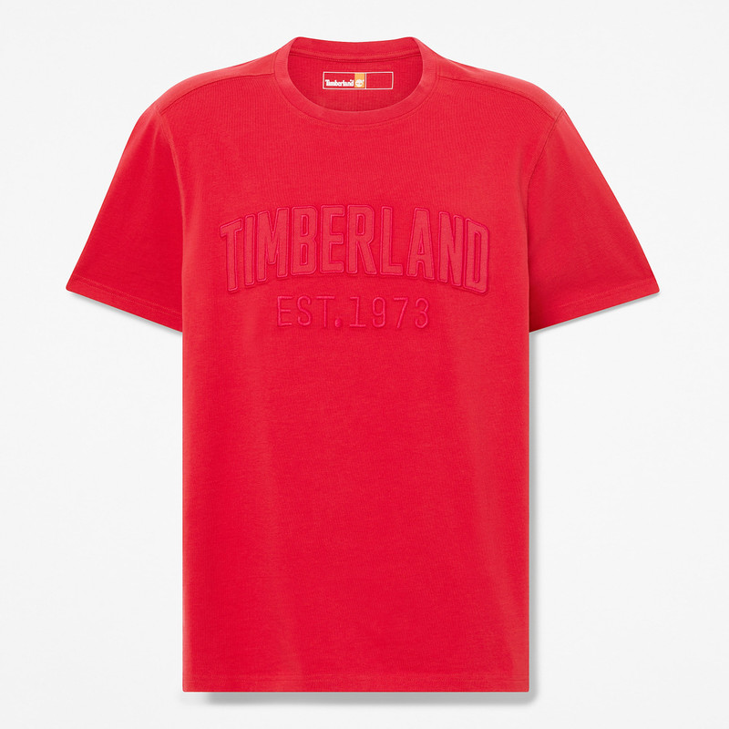 Timberland Men's Washed Embroidered Logo T-Shirt outlook