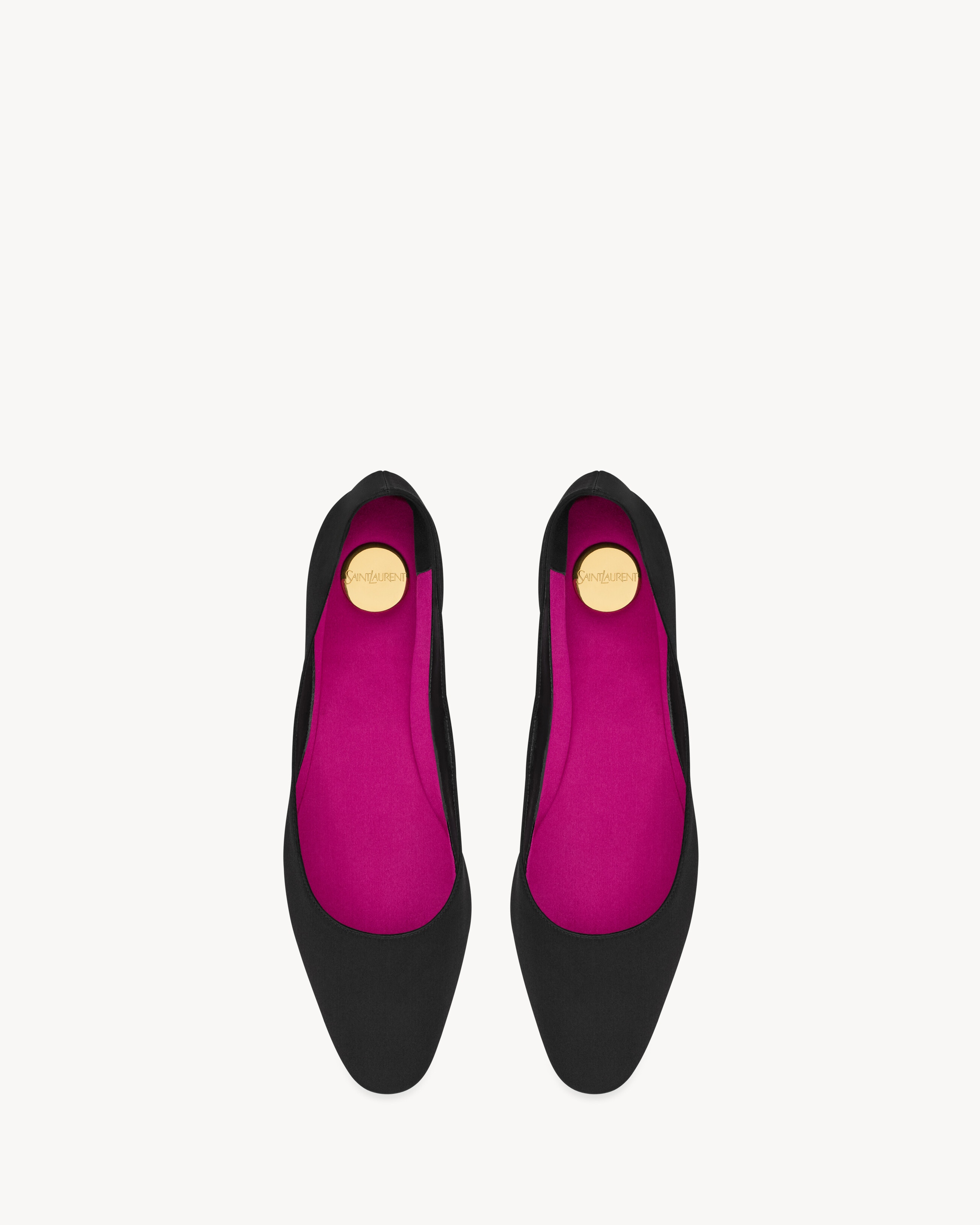 LOU BALLERINAS IN SATIN CREPE - 2