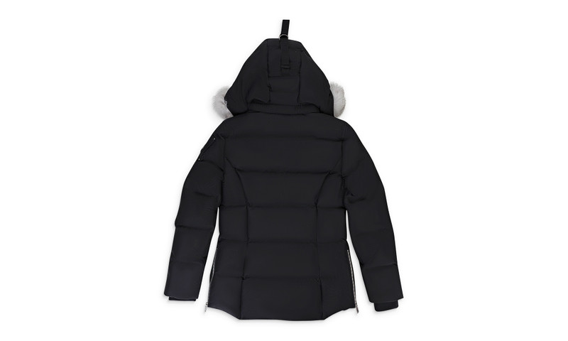 MOOSE KNUCKLES W CLOUD 3Q F PUFFER JACKET "Blk W/Nat" outlook