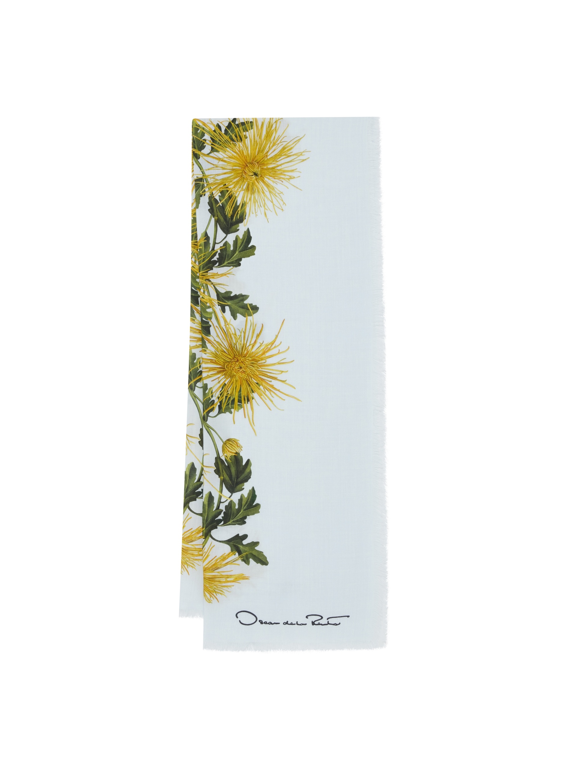 SPIDER CHRYSANTHEMUM WRAP SCARF - 1
