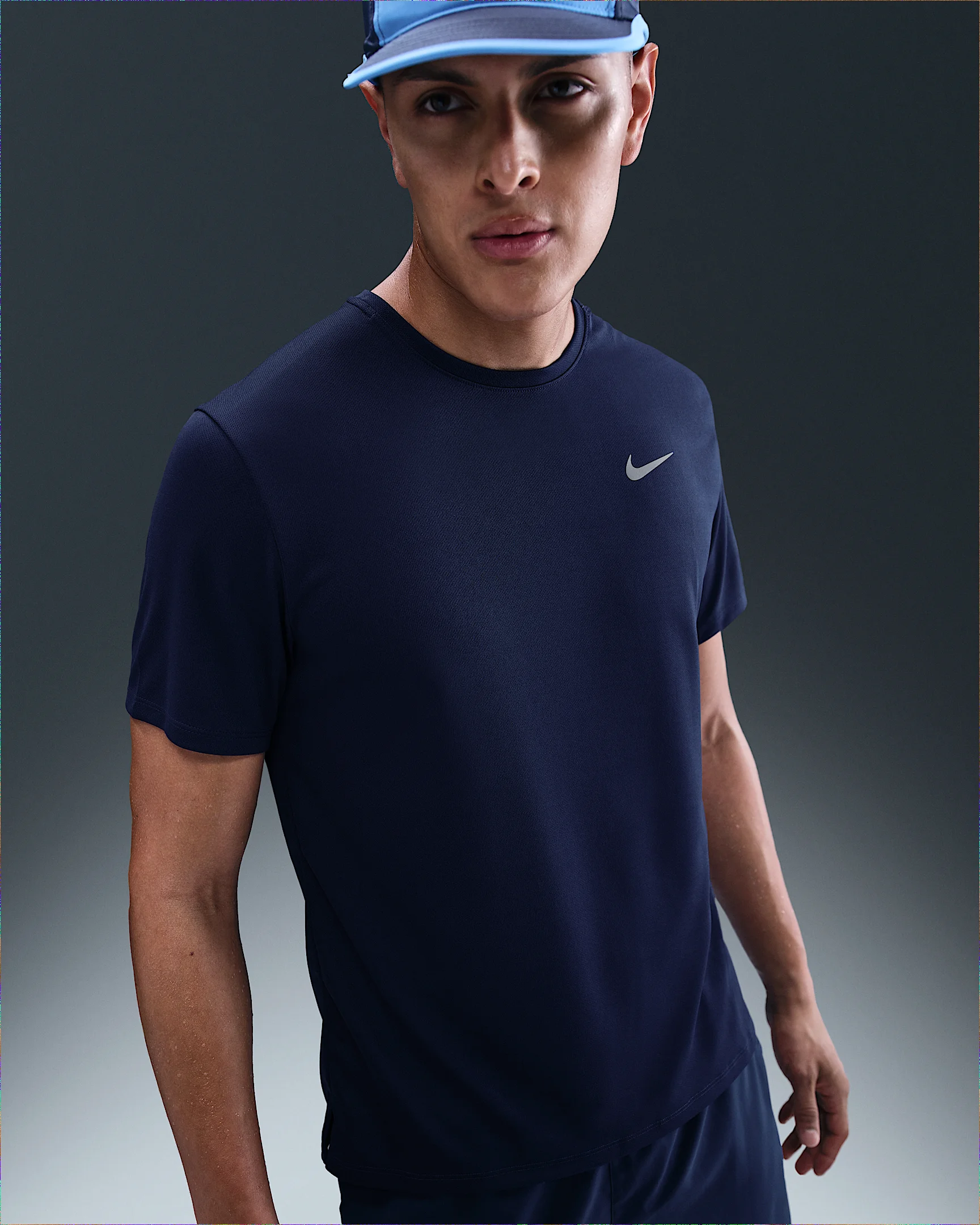 Nike Miler Men's Dri-FIT UV Short-Sleeve Running Top - 1