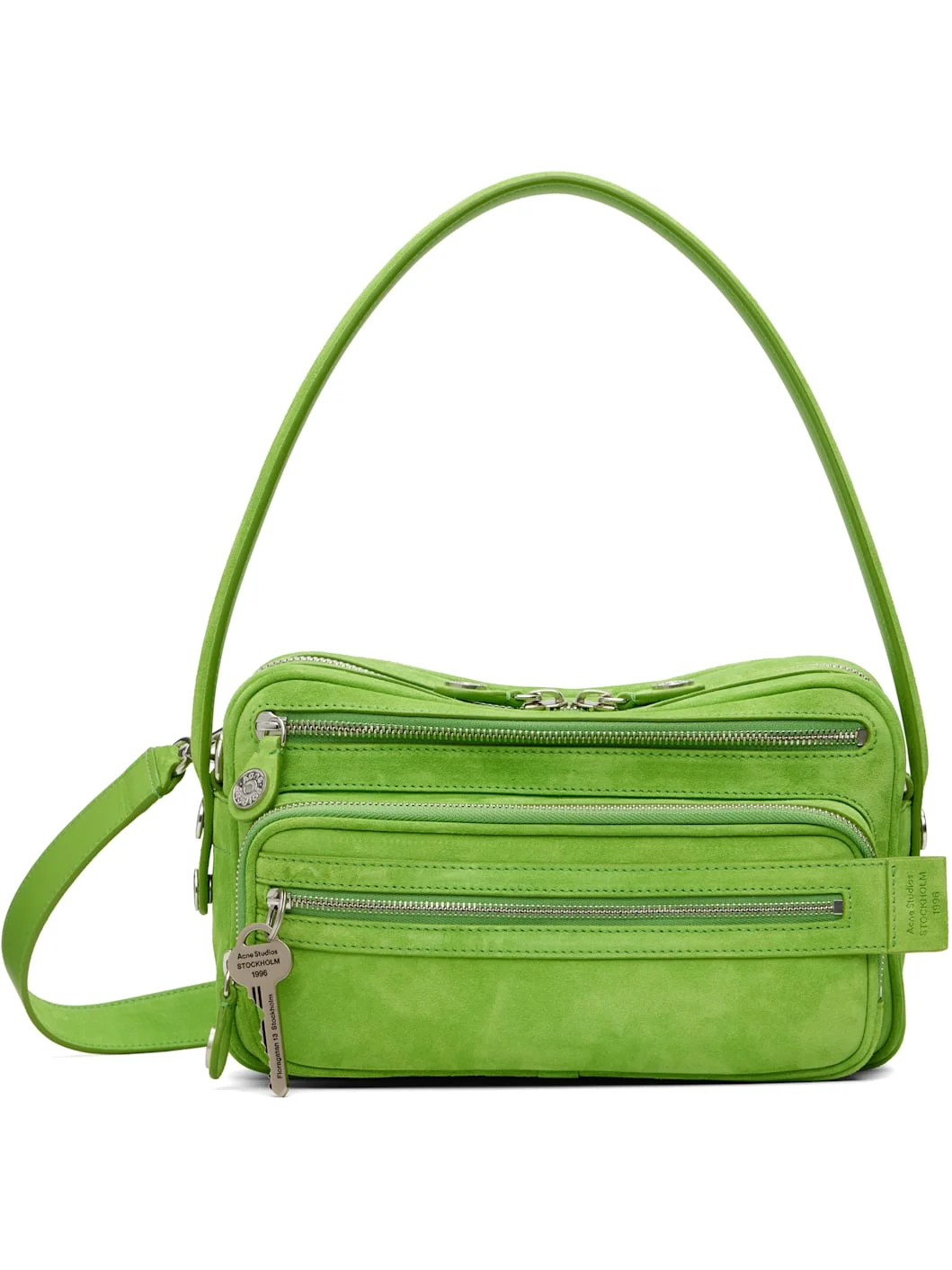 Green Camero Party Suede Bag - 1