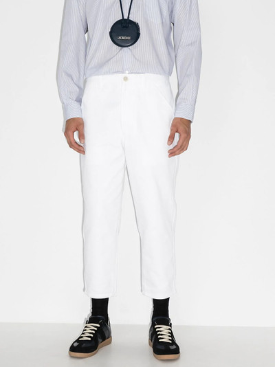 Comme des Garçons SHIRT cropped cotton trousers outlook