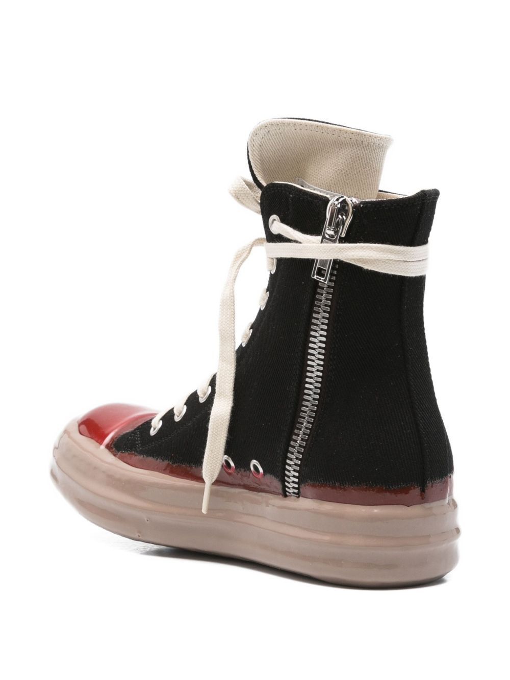 high-top lace-up sneakers - 3