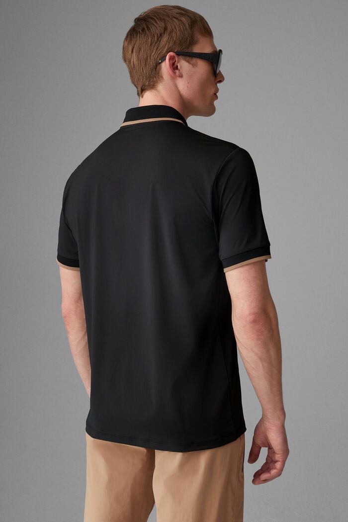 Cody Functional polo shirt in Black - 3