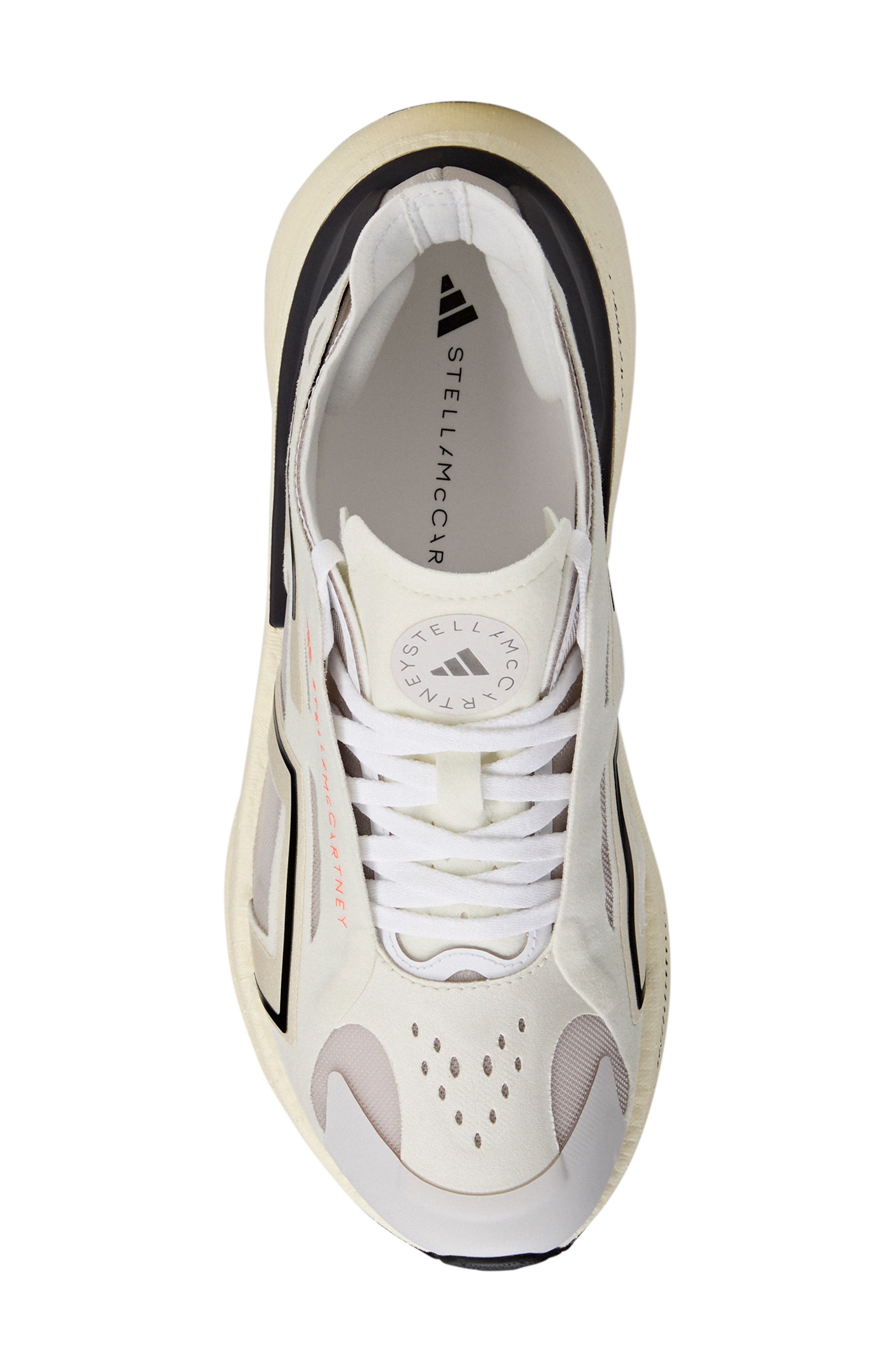 adidas by Stella McCartney Ultraboost 5 Running Sneaker in Ivory/Grey/Black at Nordstrom - 4
