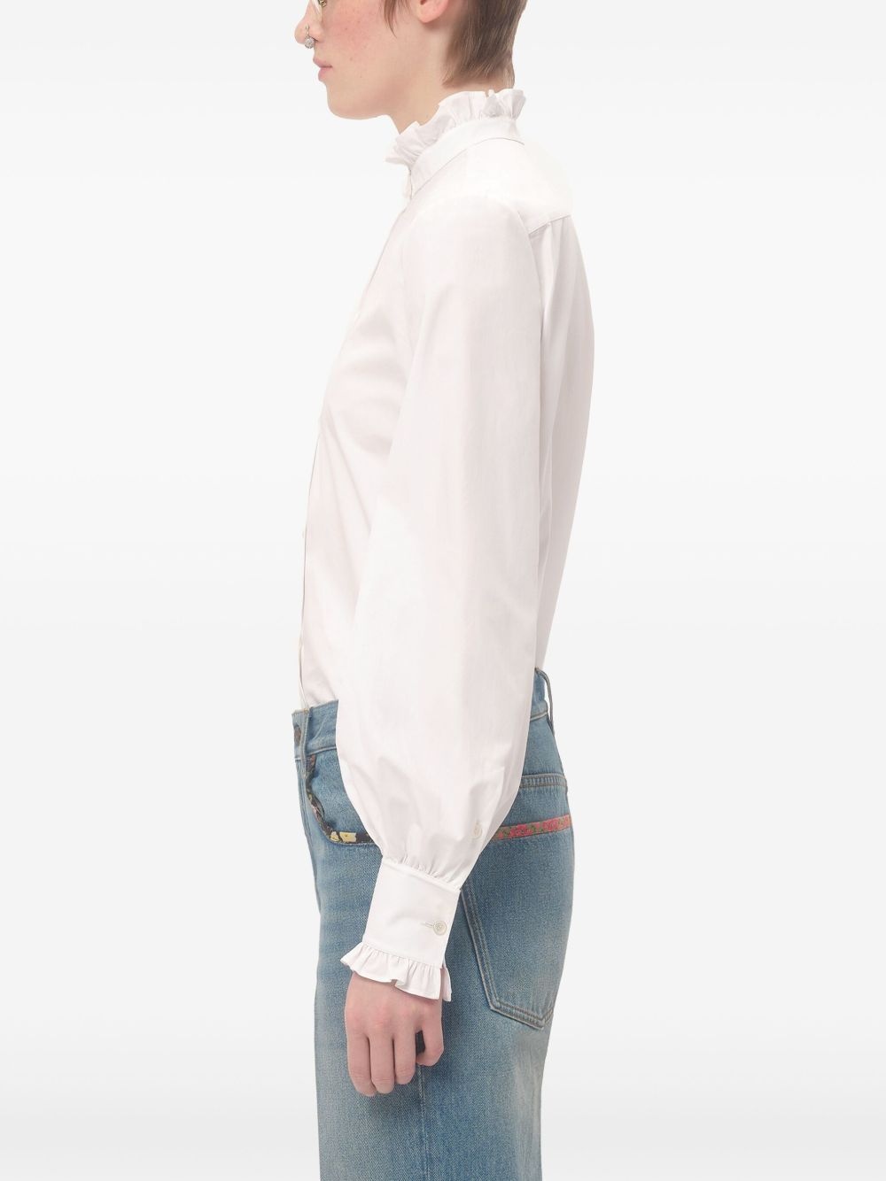 cotton poplin shirt - 4