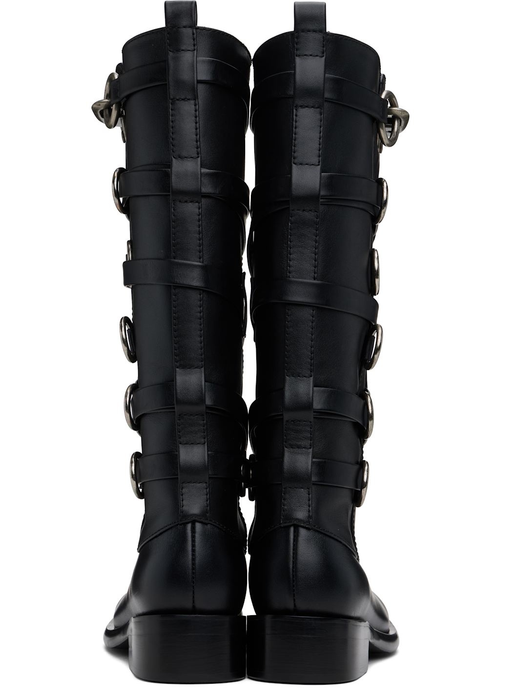 Black Harness Boots - 2