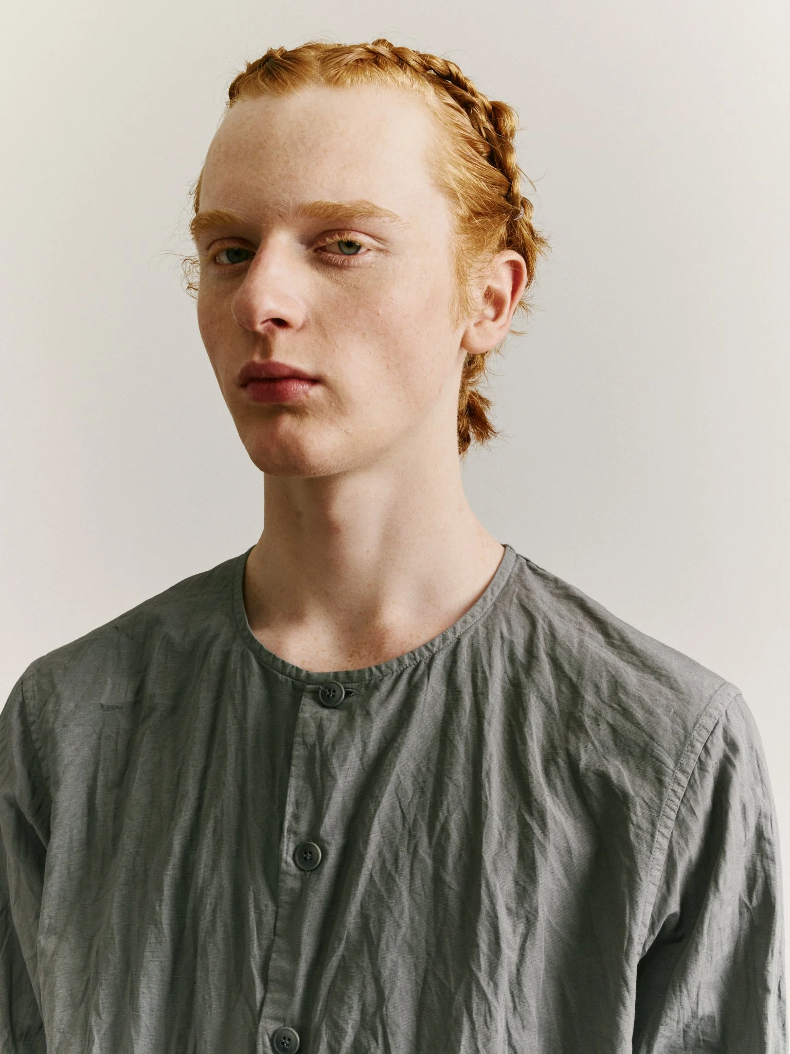 VERGER SHIRT - LIN COT - OXYDE - 1