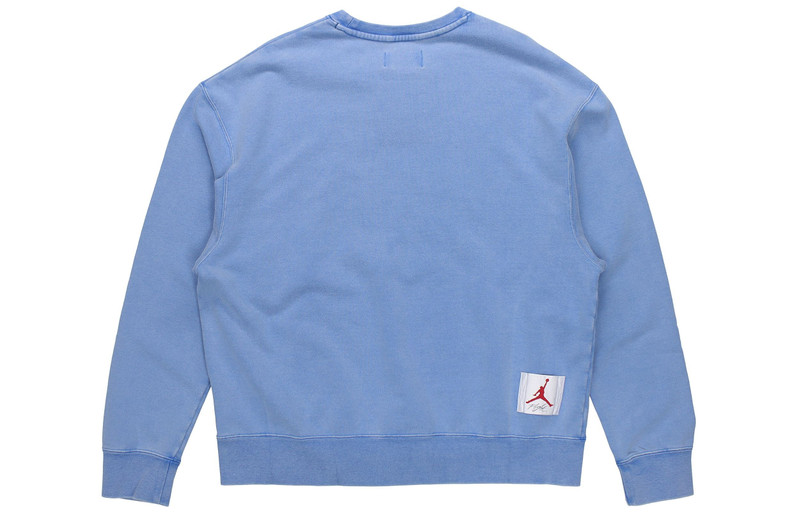 Jordan Air Jordan Flight MENS Casual Sports Crew-neck Blue CZ6096-403 outlook