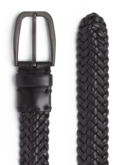 ZEGNA braided leather belt outlook