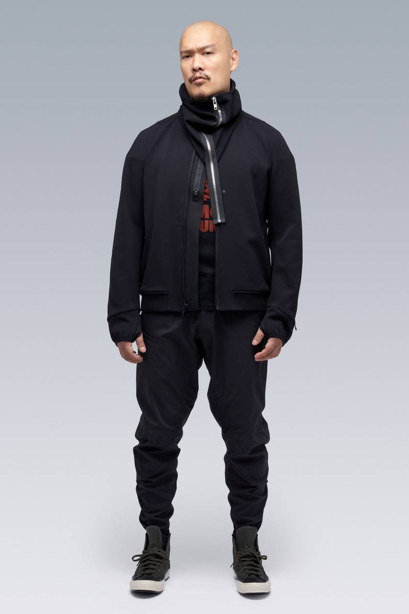 J90-SS schoeller® 3XDRY® WB-400™ Bomber Jacket Black 1