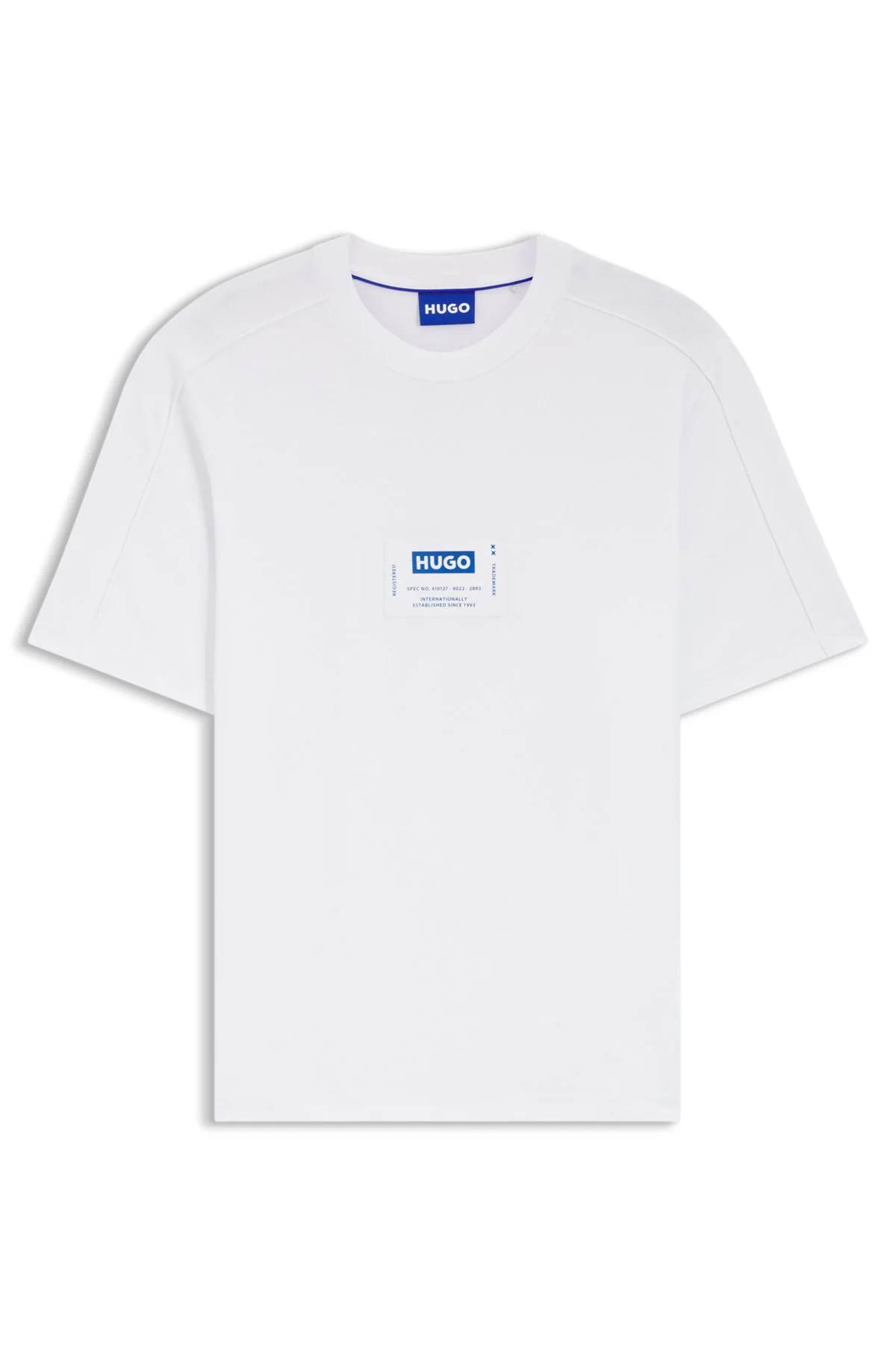 COTTON-JERSEY T-SHIRT WITH WORKWEAR-INSPIRED LOGO LABEL - 1