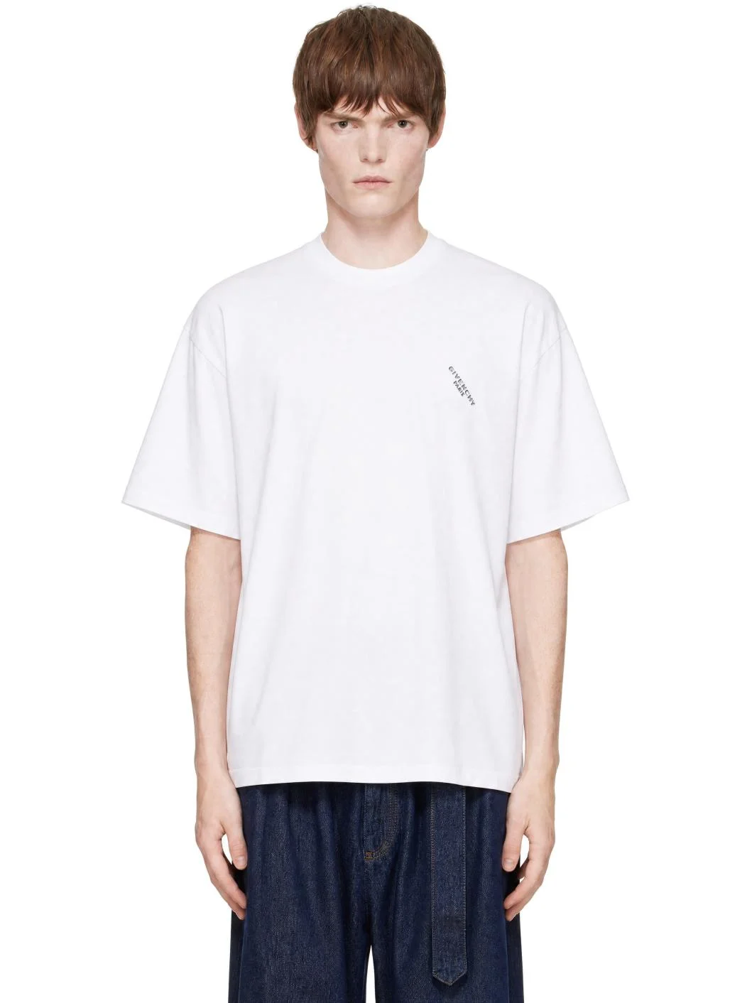 White Regular Fit T-shirt - 1