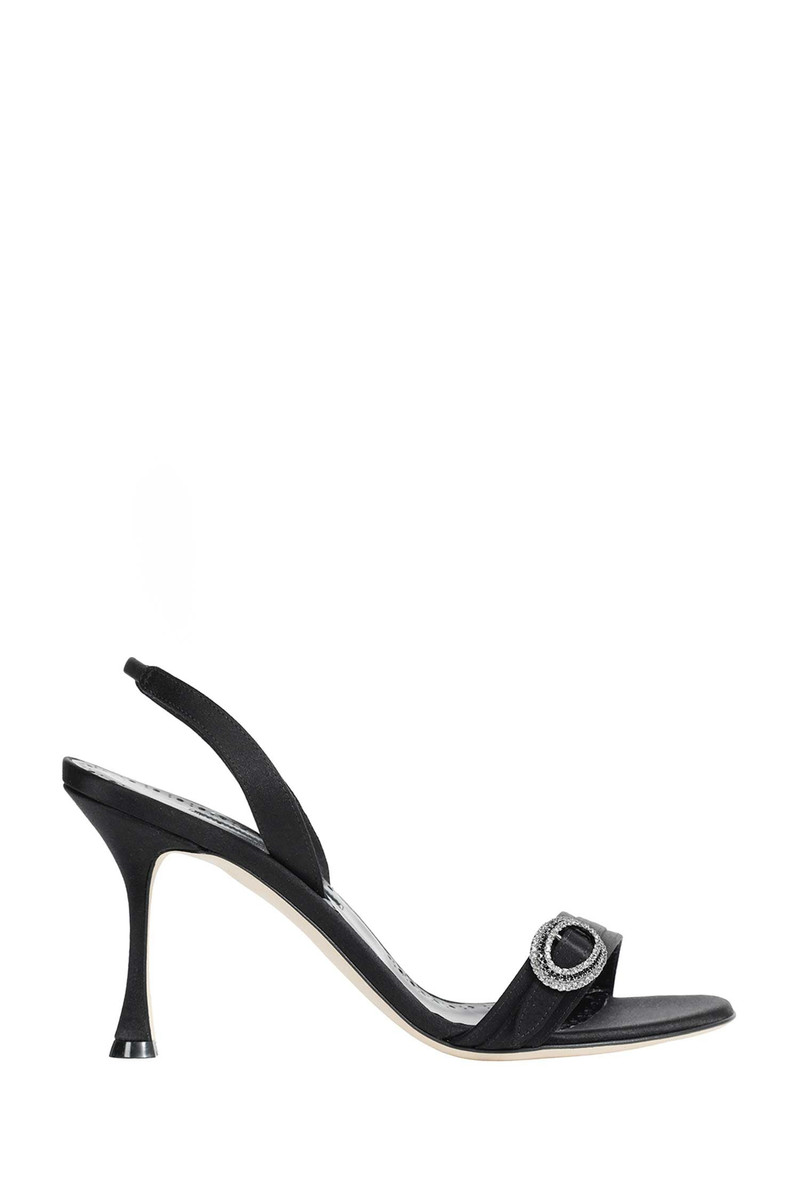 Zutosan Satin Slingback Sandals 1