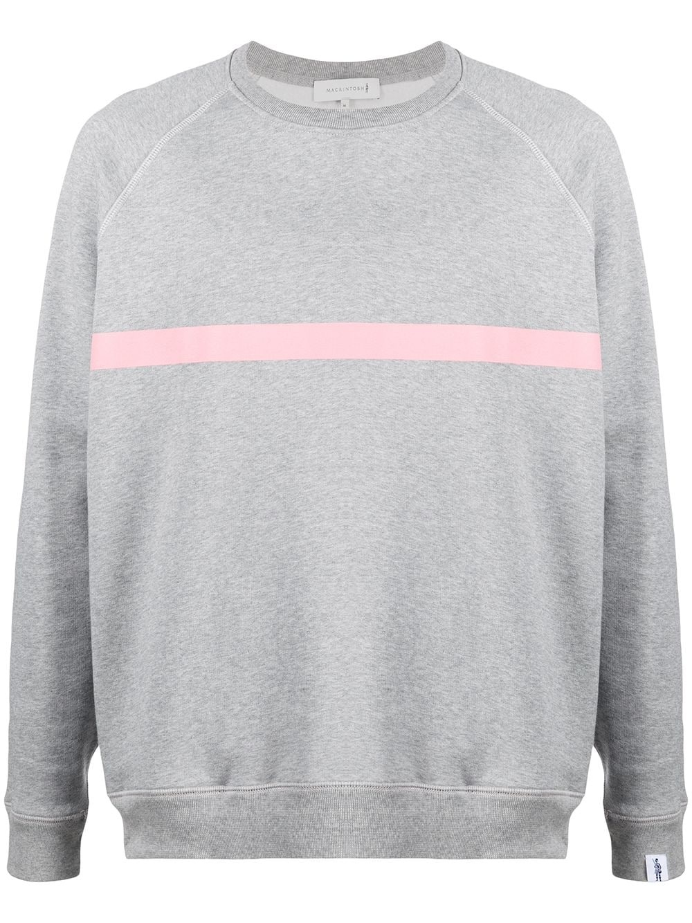 stripe detial sweatshirt - 1