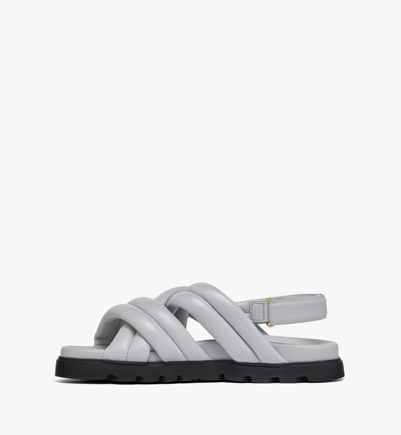 MCM Cross Sandals in Lamb Leather outlook