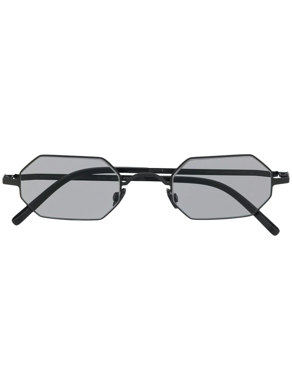 geometric-frame sunglasses - 1