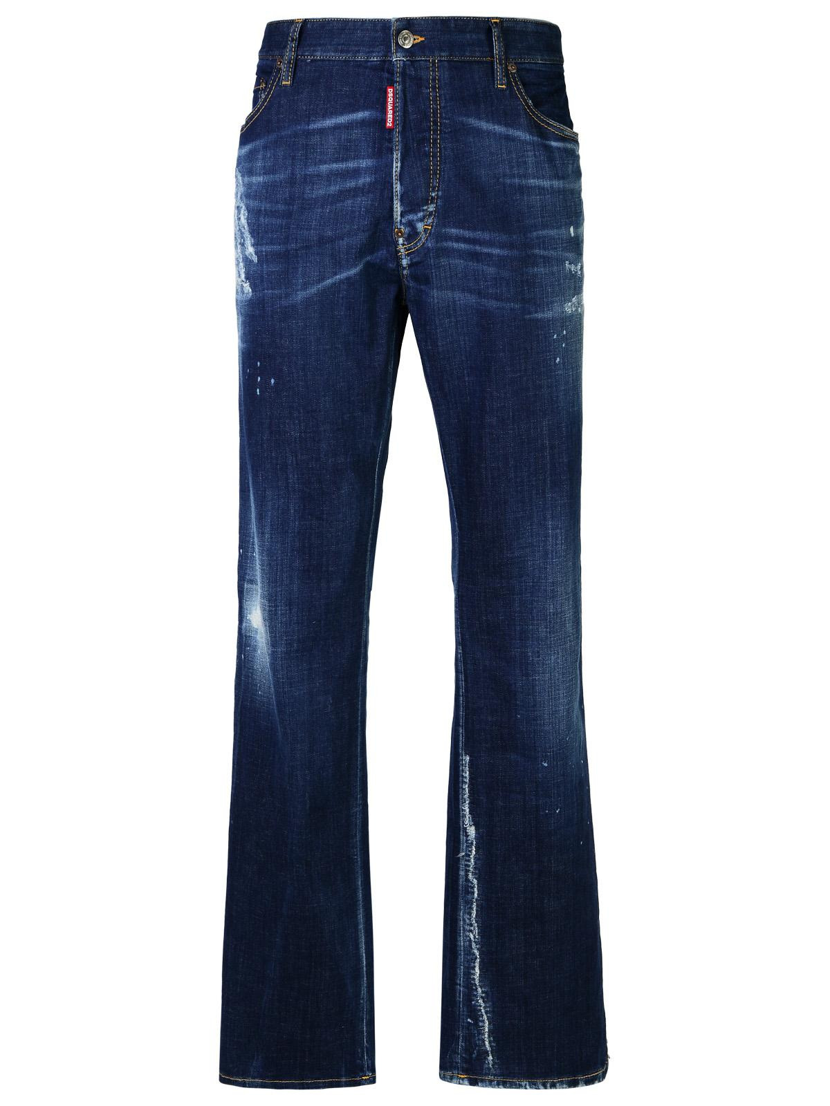Dsquared2 'Roadie' Blue Cotton Denim Jeans Men - 1