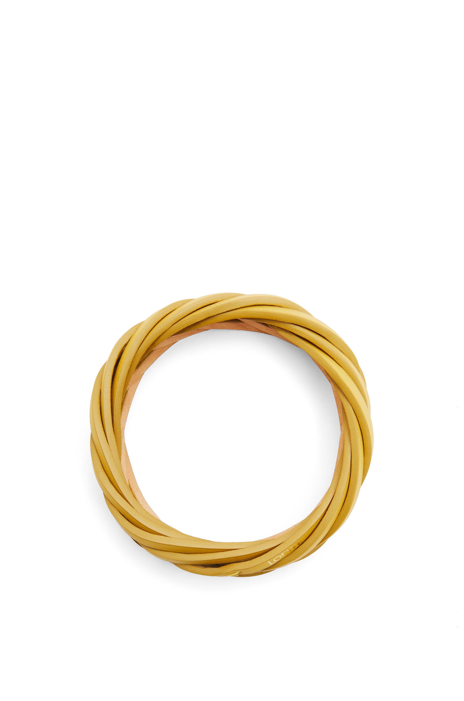 Braided bangle in classic calfskin - 2