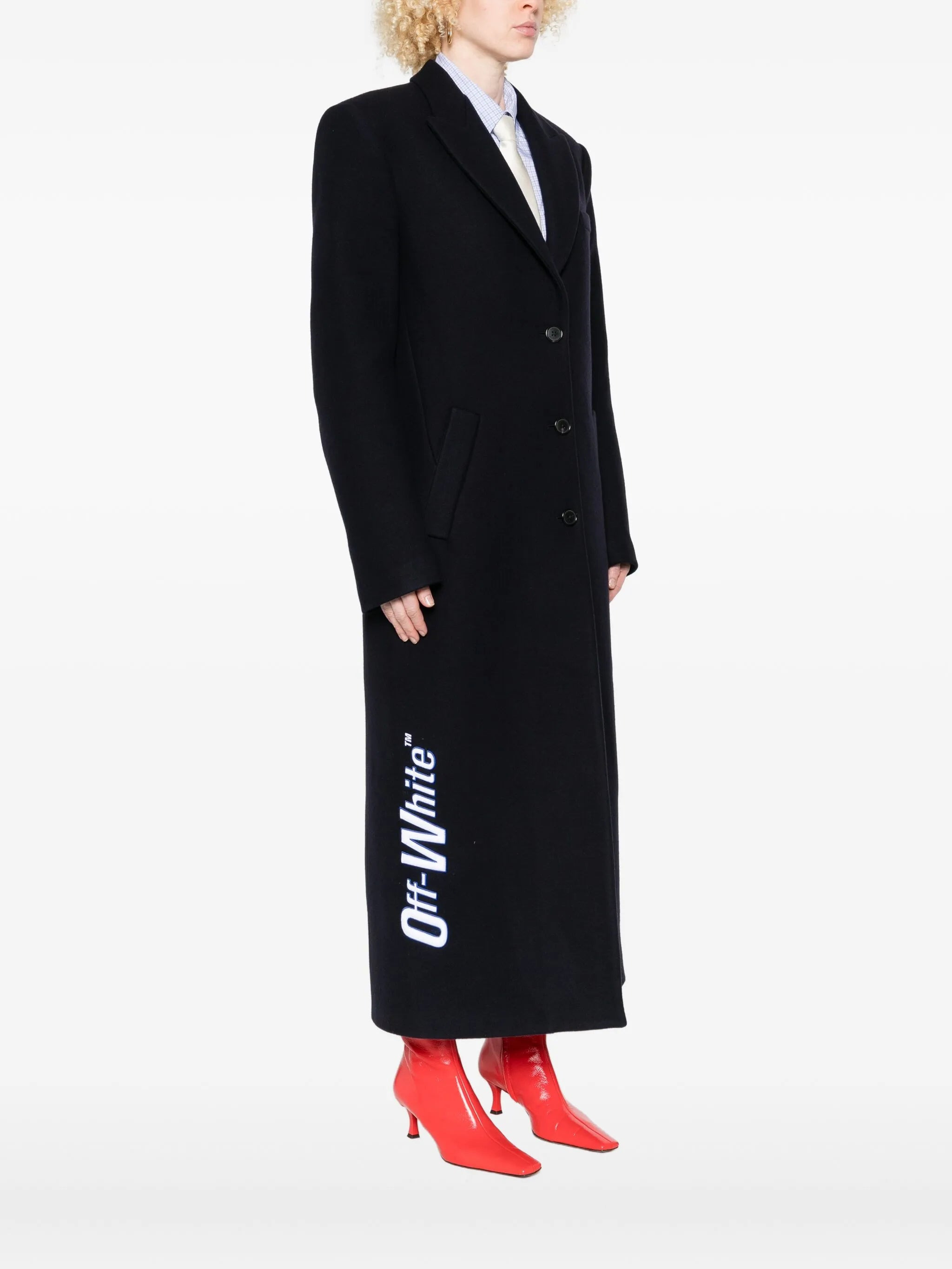 Off-white Logo-detail Coat - 2