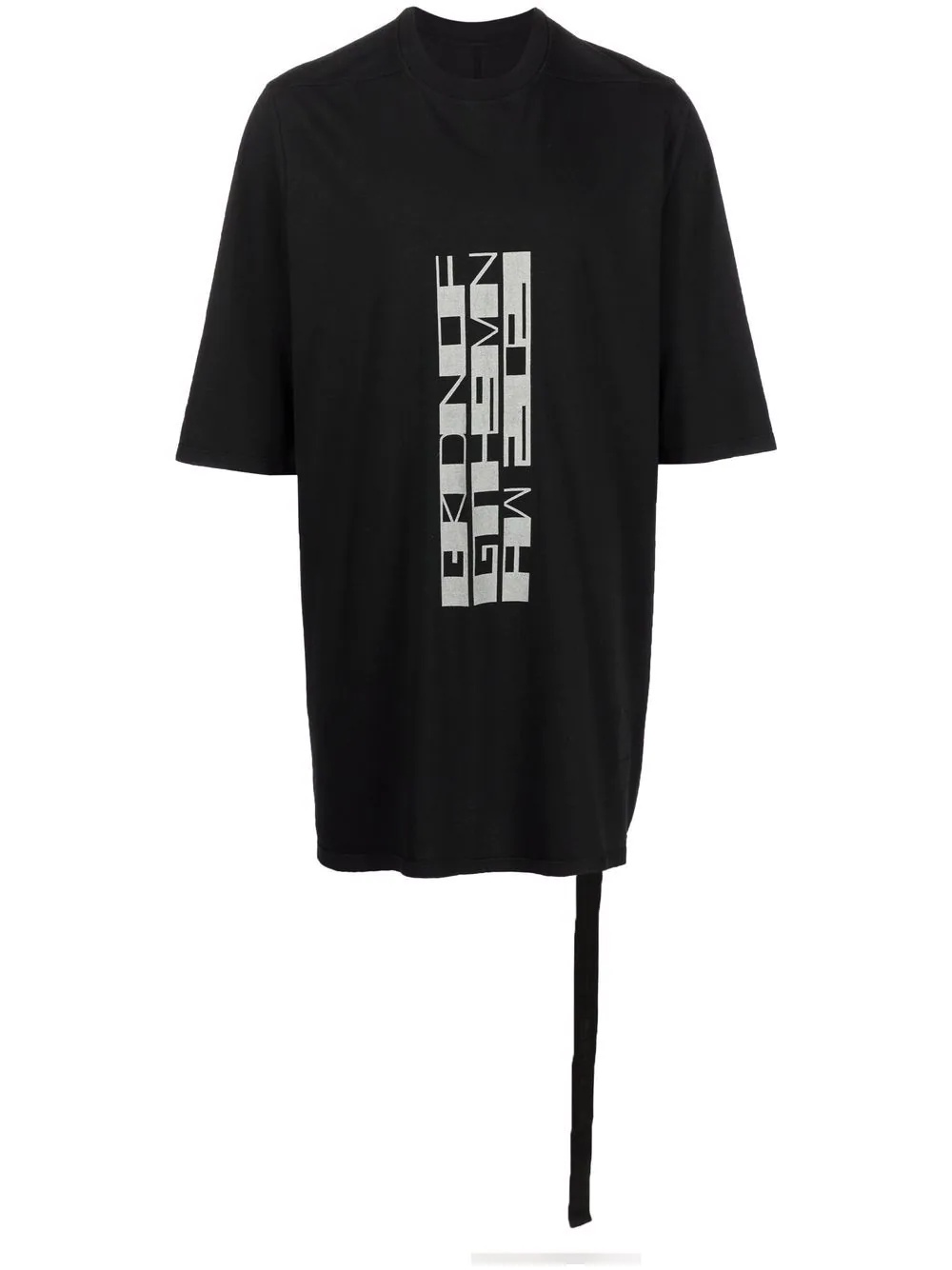 logo-print oversized T-shirt - 1