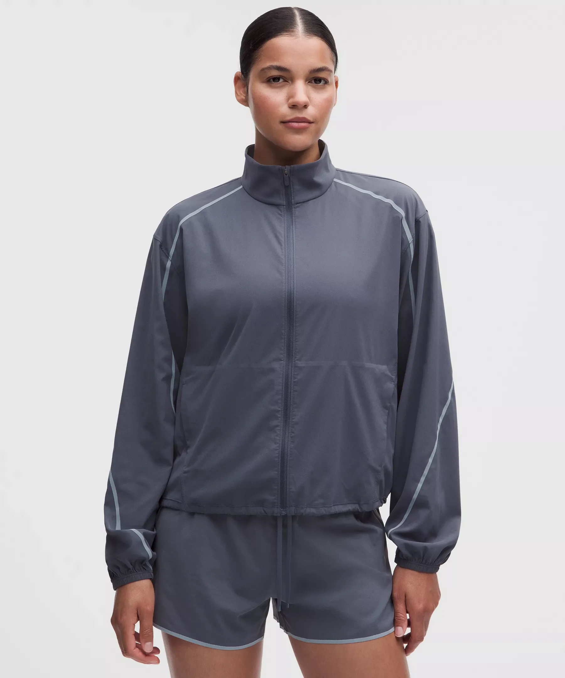 Two-Toned Track Jacket - 1