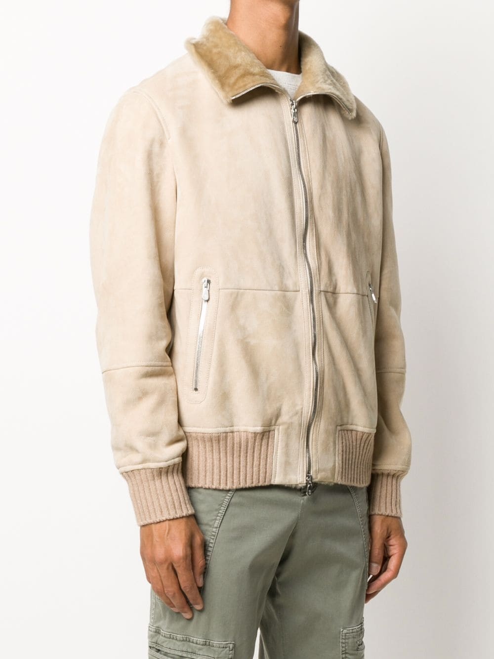 shearling lining jacket - 3