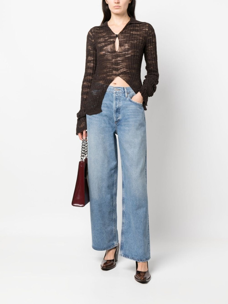 AGOLDE high-rise straight-leg jeans outlook