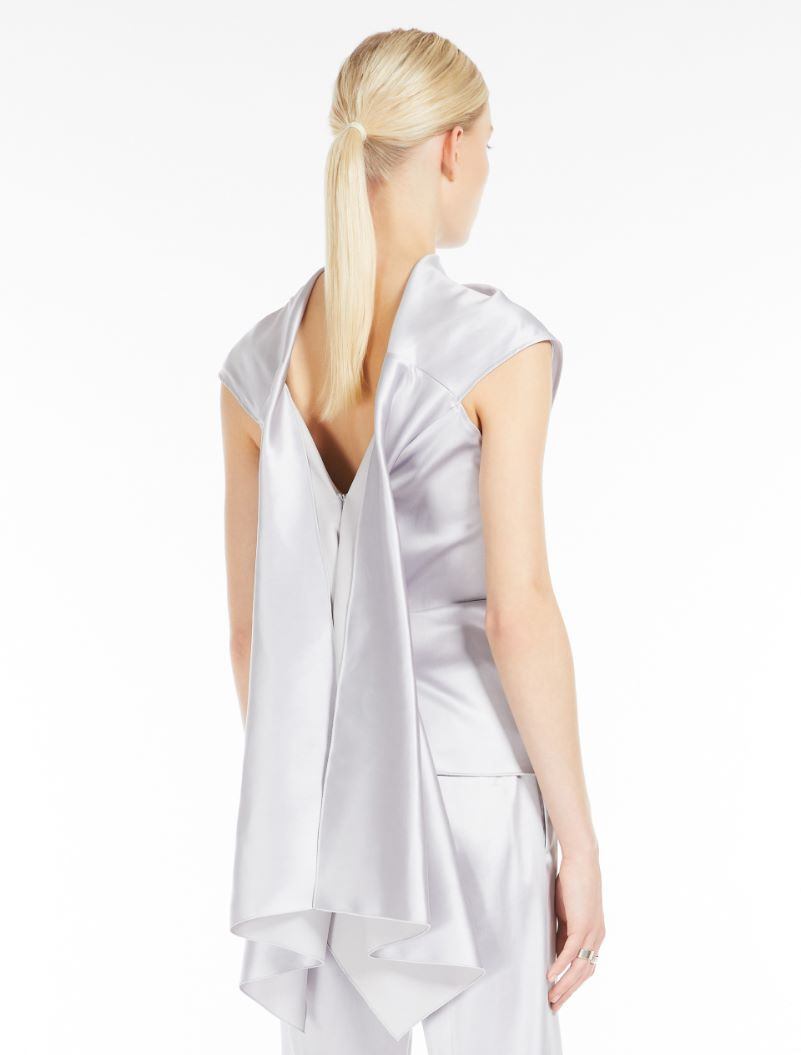 Draped sleeveless top - RUNWAY - 4
