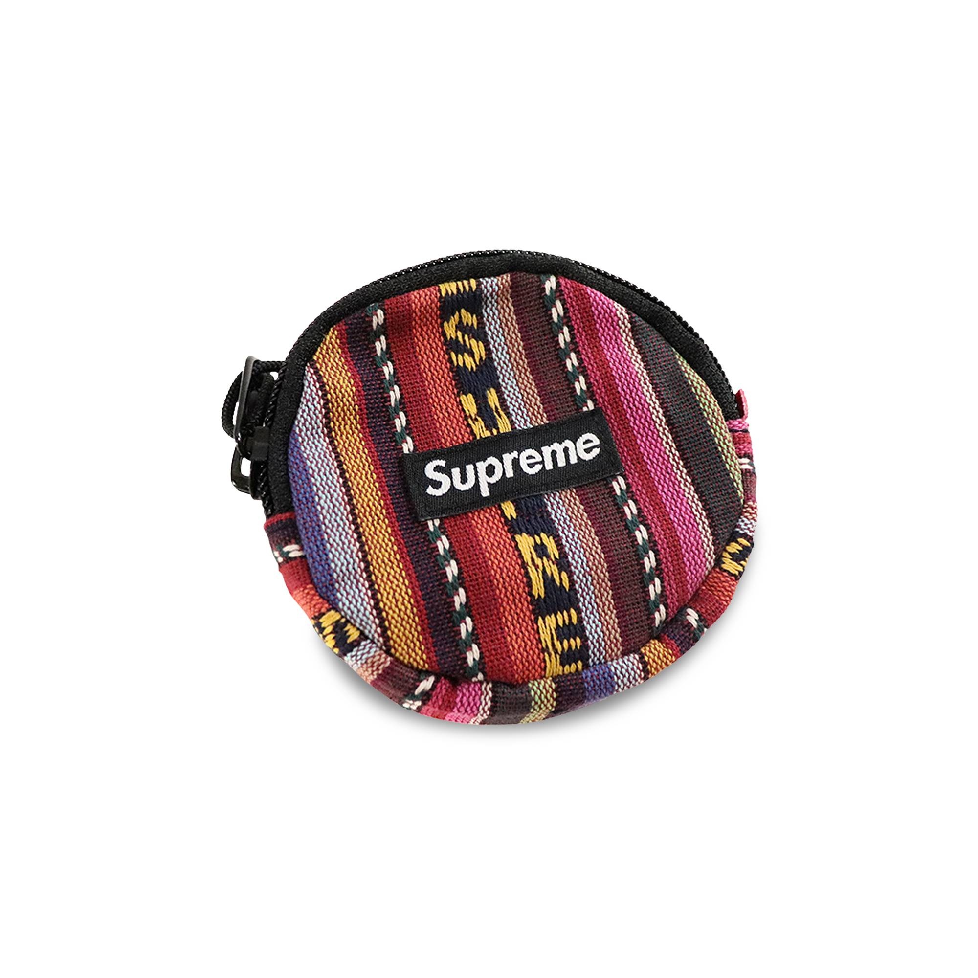 Supreme Woven Stripe Coin Pouch 'Multicolor' - 1