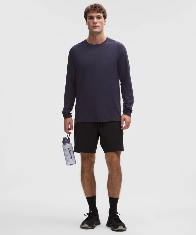 lululemon Metal Vent Tech Long-Sleeve Shirt *Glow Stripe outlook