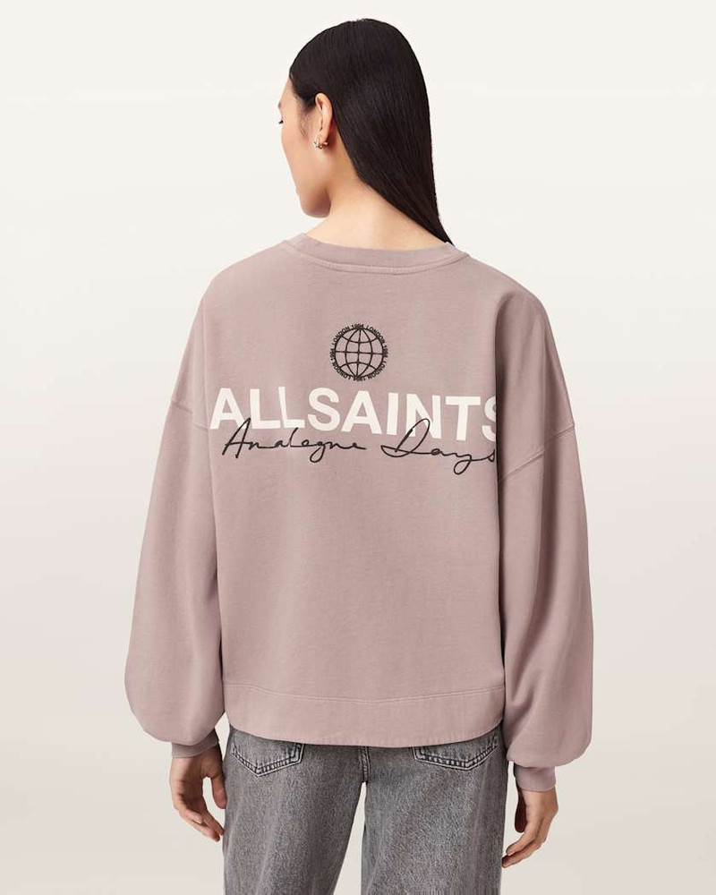 EMBLEM OVERSIZED LILA SWEATSHIRT 6