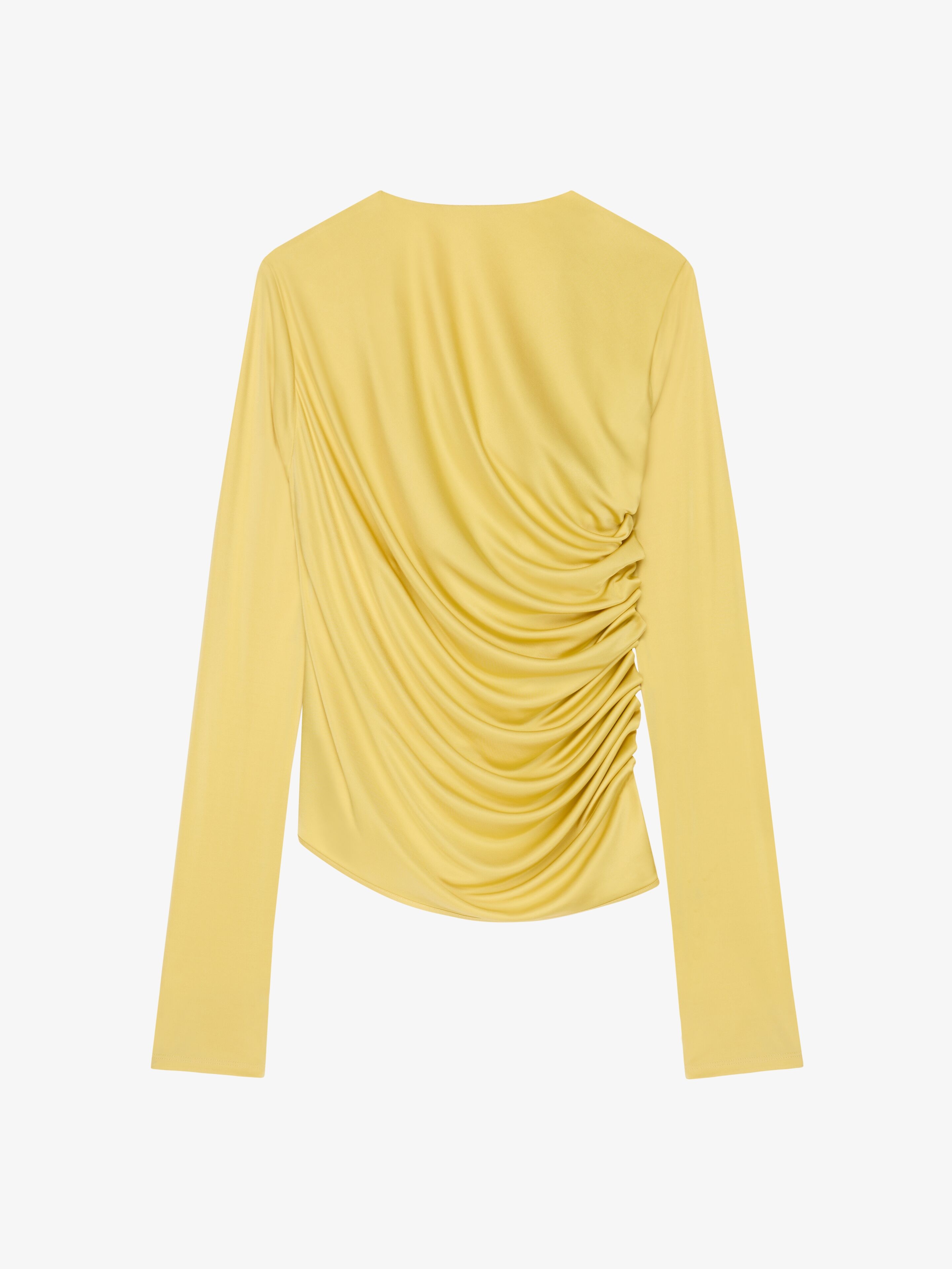 DRAPED TOP IN JERSEY - 2