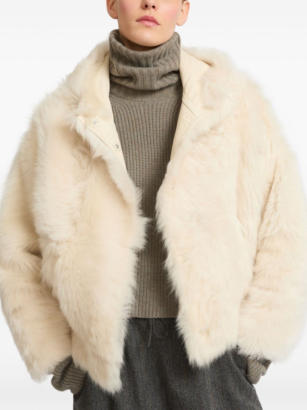 shearling jacket - 4