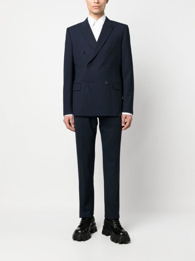 Valentino double-breasted wool suit outlook