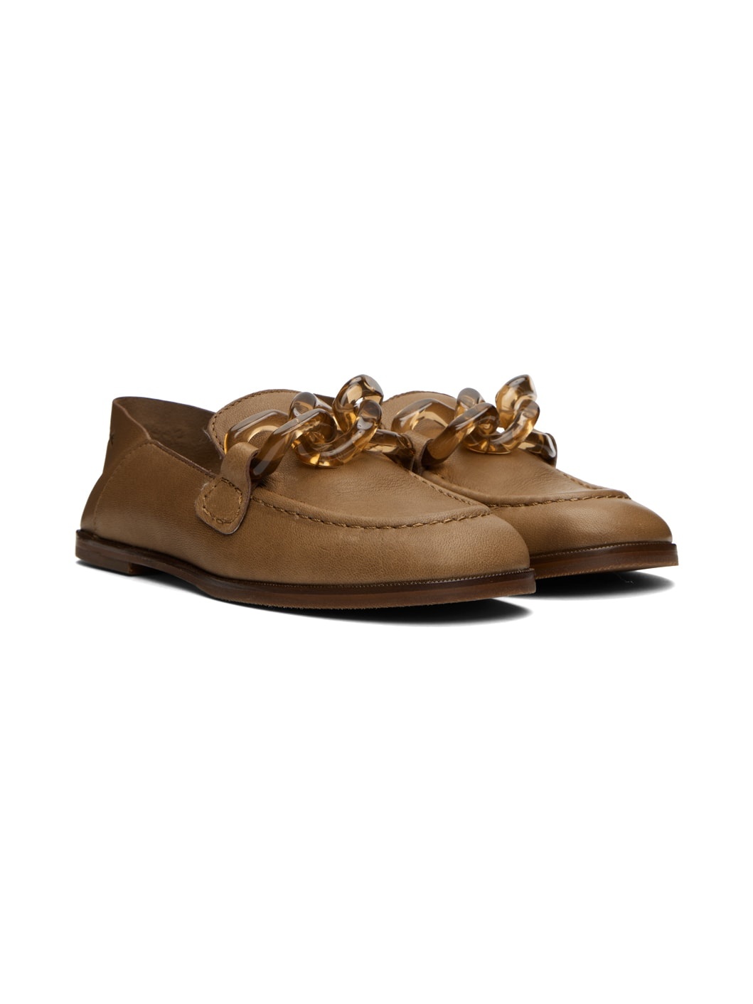 SSENSE Exclusive Brown Mahe Loafers - 4