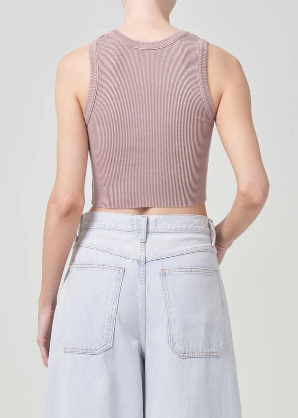 Cropped Poppy Tank Spider Lilly - 2