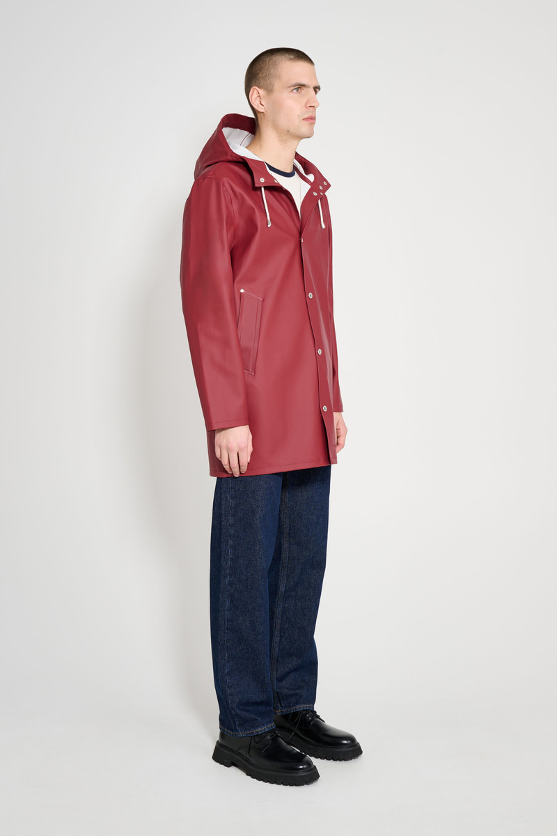 Stockholm Raincoat Burgundy 3