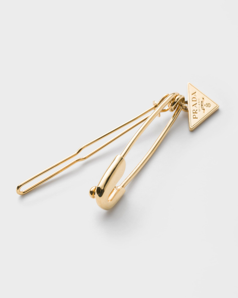 Prada Metal hair clip outlook