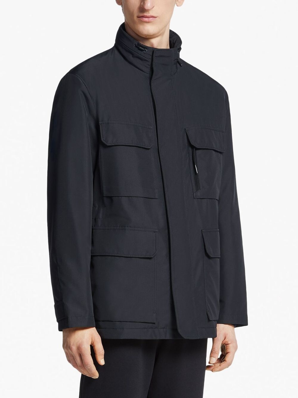 high-neck field jacket - 3