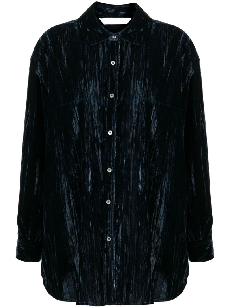 velvet crinkled shirt 1