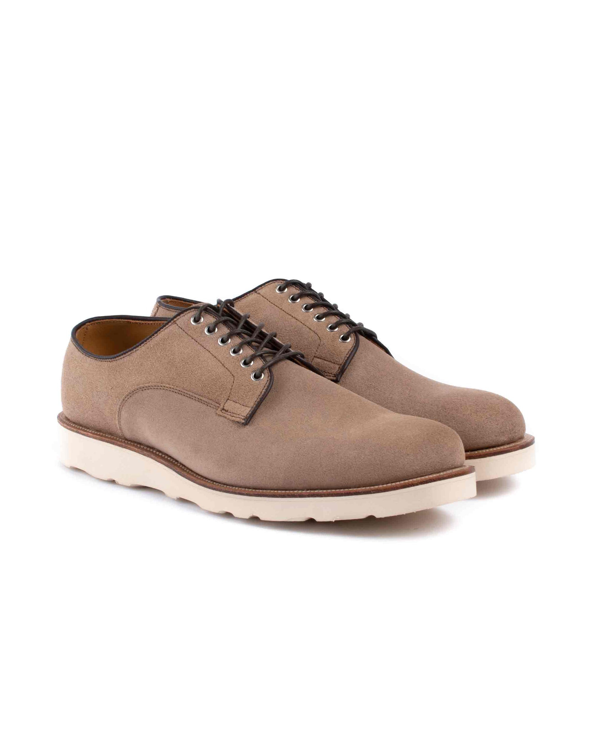 Natural Chromexcel Roughout Derby Shoe - 2