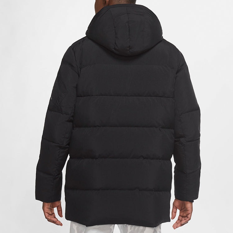 Air Jordan Casual Sports hooded Stay Warm Down Jacket Black CK6662-010 - 5