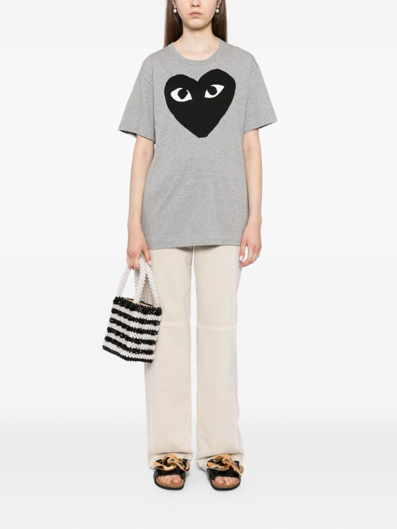 heart-print T-shirt 3