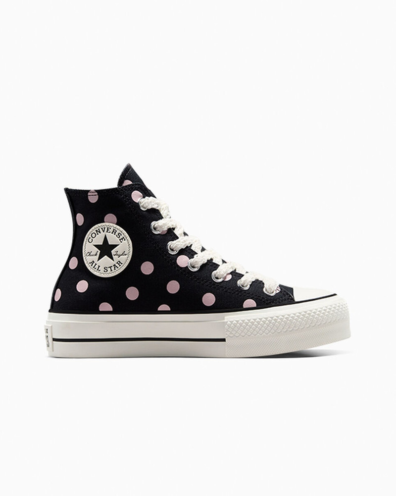 Chuck Taylor All Star Lift Platform Polka Dots - 1