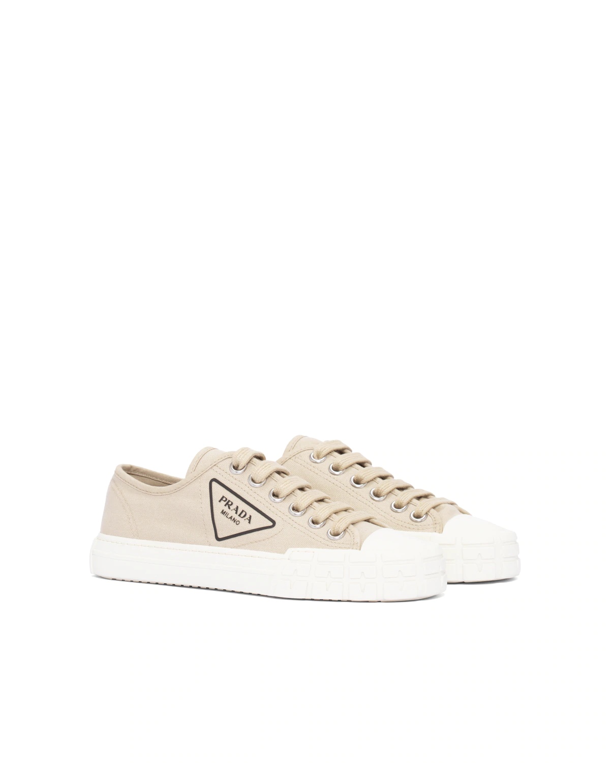 Cotton canvas sneakers - 1